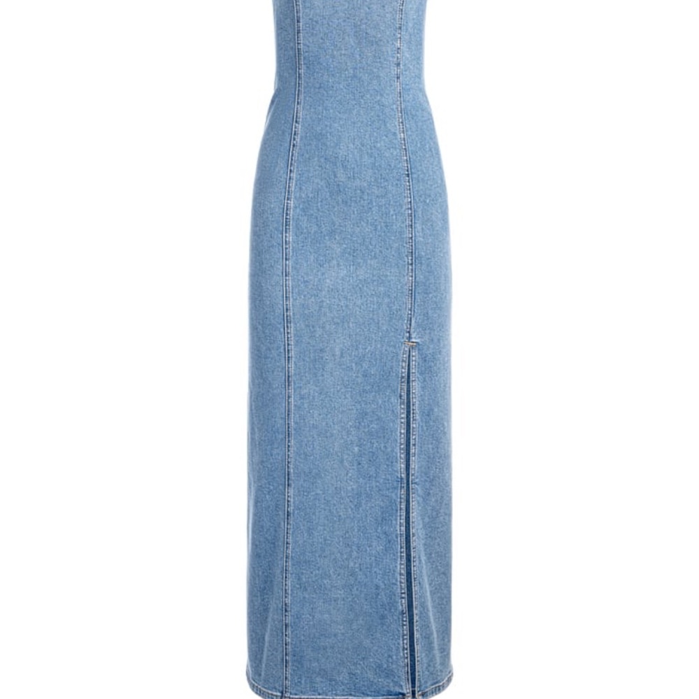 Stylish Denim Dress - Picture 3 of 6